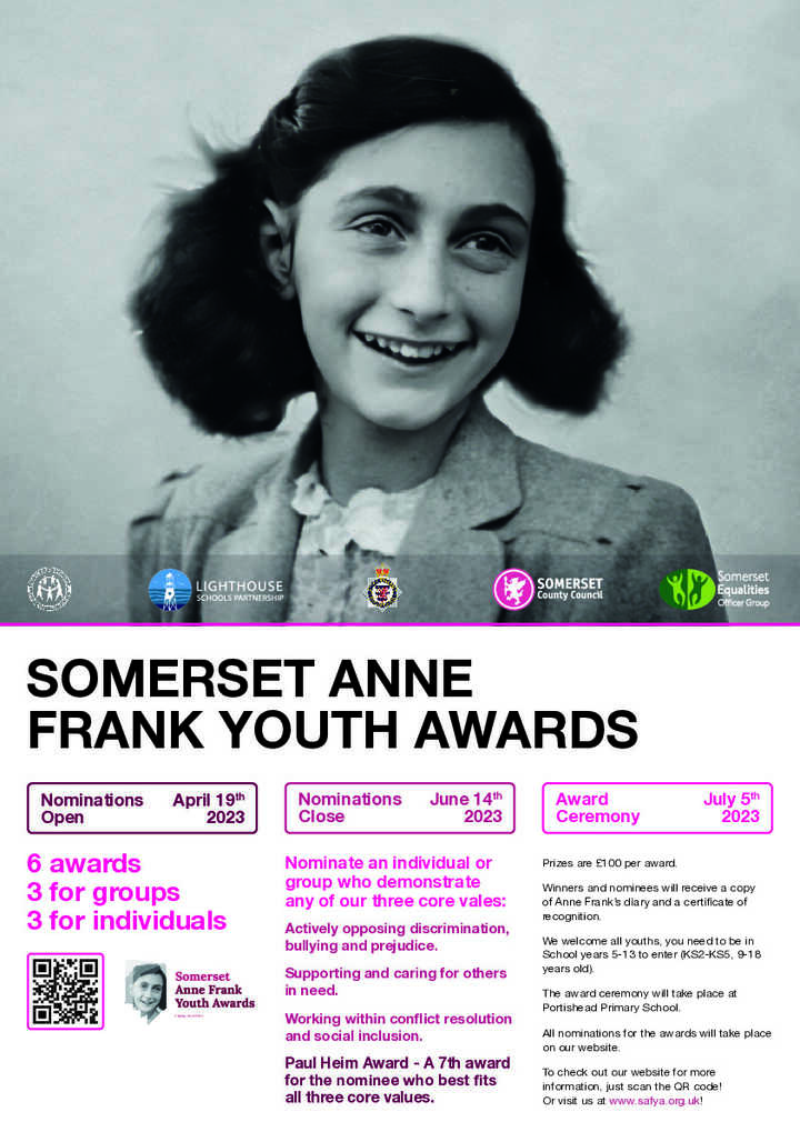 Home | The Somerset Anne Frank Youth Awards